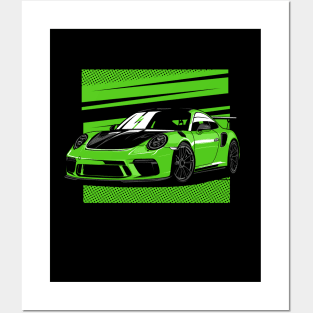 GT3 RS Racecar Motorsport 911 991 Car Posters and Art